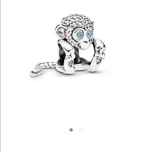 Authentic Pandora Sparkling Monkey Charm
